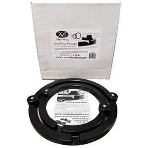 Martelli Free Motion Quilting Gripper Hoops 8” & 11” With Box And Manual